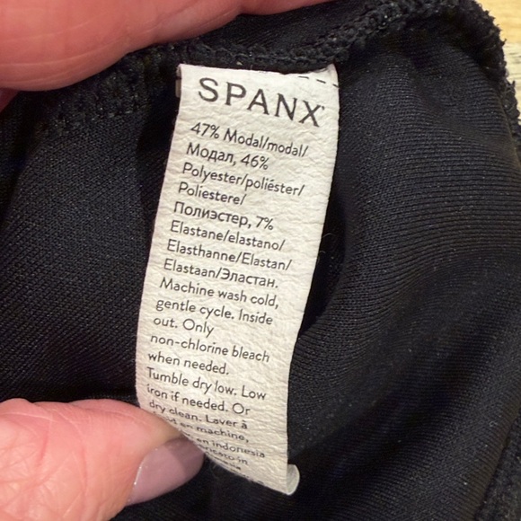 Spanx Black Half-Zip Pullover - Picture 5 of 5